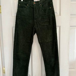 High-Rise Corduroy Pants